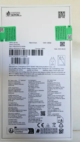 Móvil OPPO A5 5G Nuevo a Estrenar