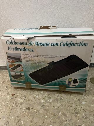 Colchoneta Masaje con Calefacción y 10 Vibradores