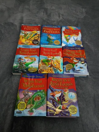 Lote 8 Libros Geronimo Stilton Reino Fantasía