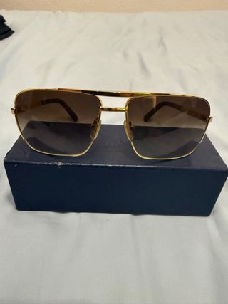 Gafas Louis Vuitton Originales Dorado Marrón