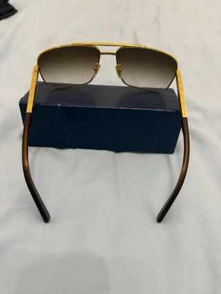 Gafas Louis Vuitton Originales Dorado Marrón