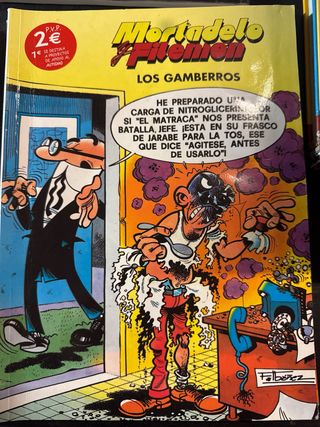 +80 comics de mortadelo y filemon