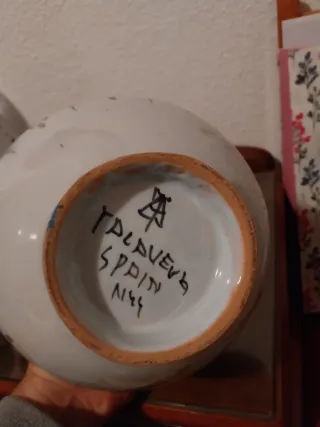 Plato Cerámica Talavera Multicolor