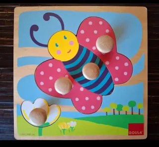 2 Puzzles Madera Infantiles