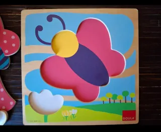 2 Puzzles Madera Infantiles