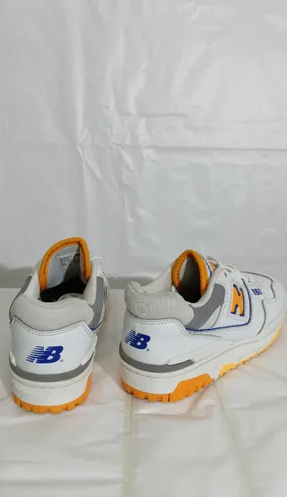 New Balance 550 Bianco Arancione