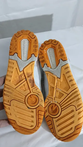 New Balance 550 Bianco Arancione