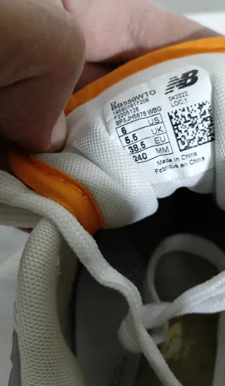 New Balance 550 Bianco Arancione