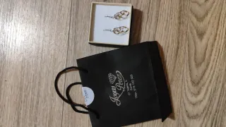 Pendientes nuevos de plata chapada