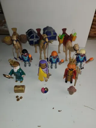 Lote 5.Reyes Magos Playmobil