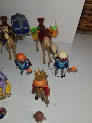 Lote 5.Reyes Magos Playmobil