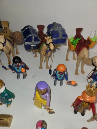 Lote 5.Reyes Magos Playmobil