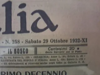 Giornali storici anni 20 , Il Popolo D'Italia