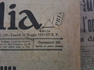 Giornali storici anni 20 , Il Popolo D'Italia