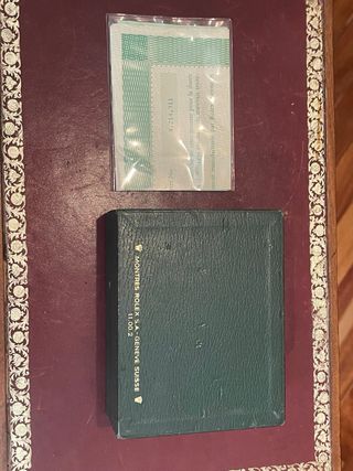 Caja de reloj Rolex con documentación