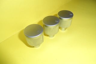 3 manopole originali forno Franke silver argento