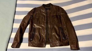 CAZADORA HOMBRE ZARA MAN - EFECTO CUERO - TALLA L