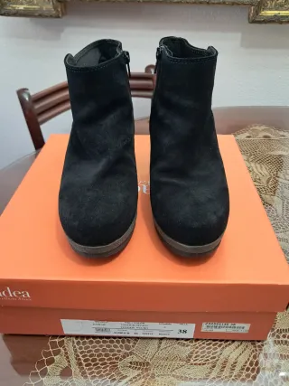 Botines Gadea Serraje Negro Talla 38