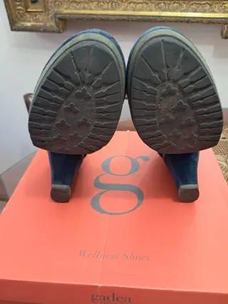 Botines Gadea Serraje Negro Talla 38