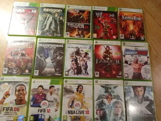 Lote de 14 Videojuegos Xbox 360