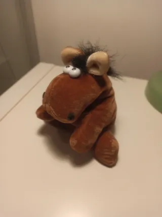 Peluche caballo o burro marrón Elfin Toys