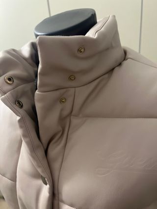 Bomber Guess ecopelle beige taglia XS