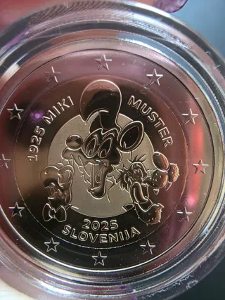Eslovenia 2€ 2025 Miki Muster proof
