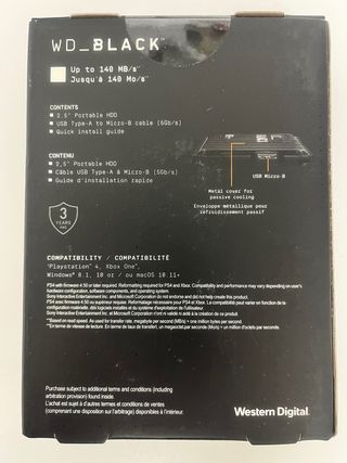 WD Black P10 Game Drive 2TB HDD 2.5