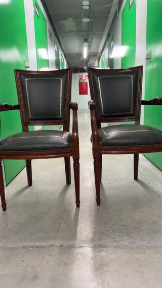 Tres Sillas Estilo Victoriano Inglés