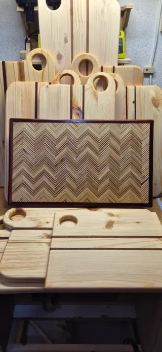 Tábua de corte madeira artesanal