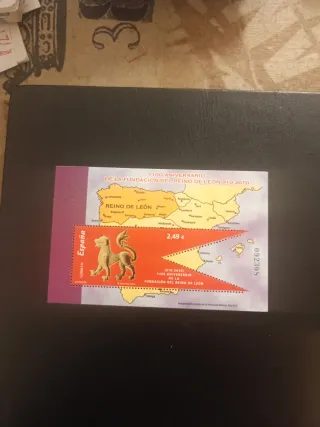 Lote 4 Hojitas Sellos España Nuevos