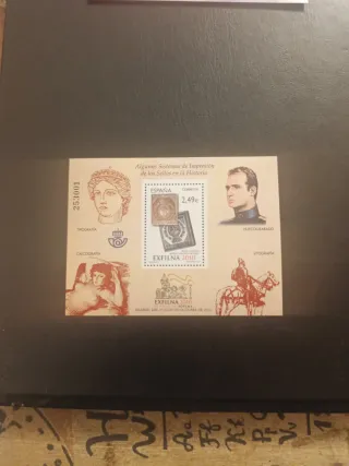 Lote 4 Hojitas Sellos España Nuevos