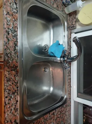 Cocina completa madera y granito