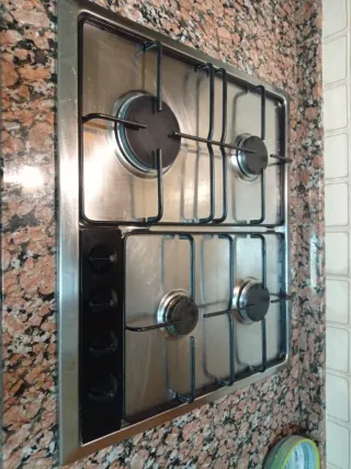 Cocina completa madera y granito