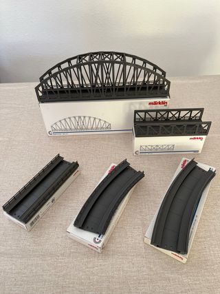 Puentes y rampas Märklín C.