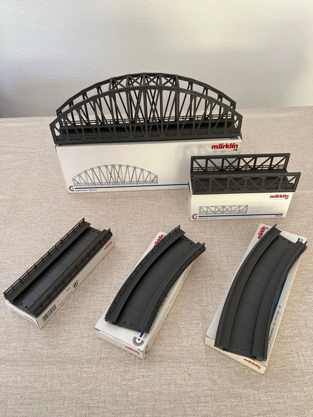 Puentes y rampas Märklín C.
