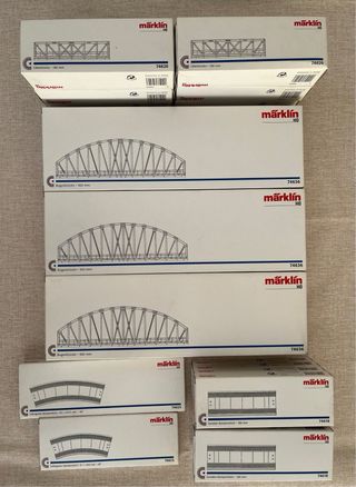 Puentes y rampas Märklín C.