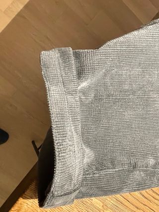 Pantaloni in velluto grigio