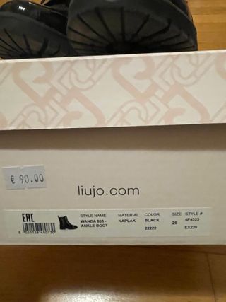 Anfibio Liu Jo nero bimba tg 26