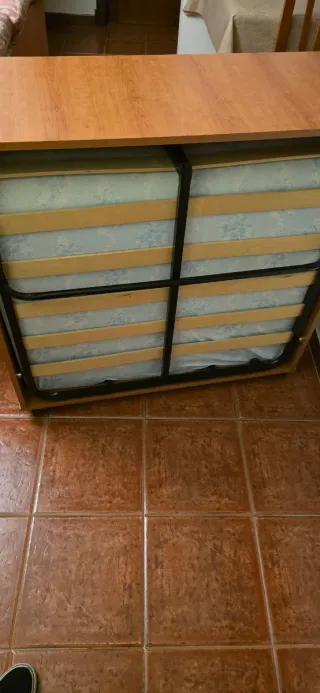 Mueble Cama Plegable Madera