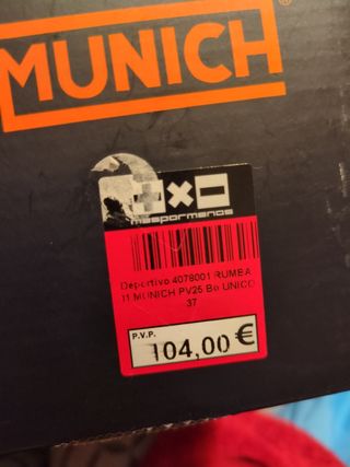 Zapatillas Munich Rumba Talla 37