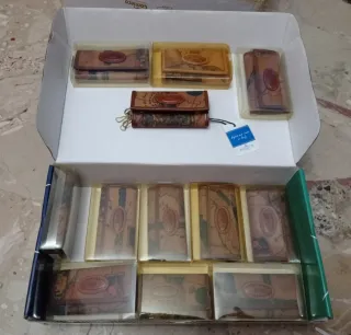 Portachiavi in pelle con mappa