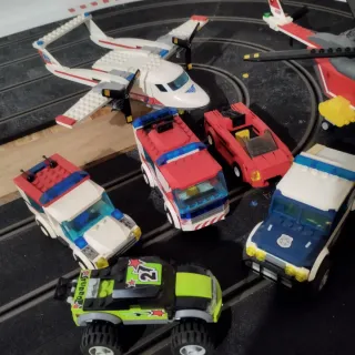 Lote Lego City Usado Viaturas