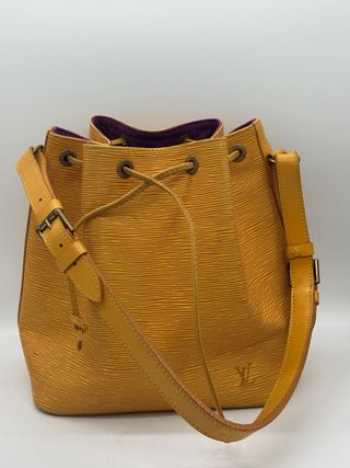 Bolso Noe Louis Vuitton Epi Amarillo.