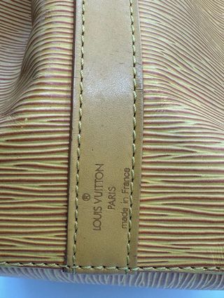 Bolso Noe Louis Vuitton Epi Amarillo.