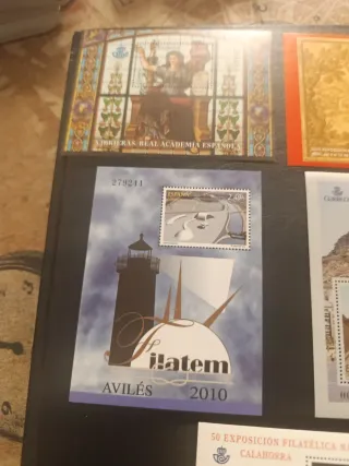 Lote 5 Hojitas Sellos España Nuevos