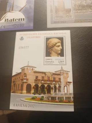 Lote 5 Hojitas Sellos España Nuevos