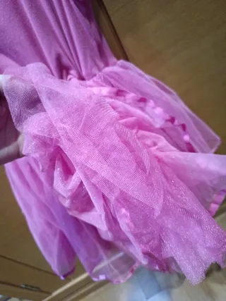 Vestido Tutú Princesa Rapunzel