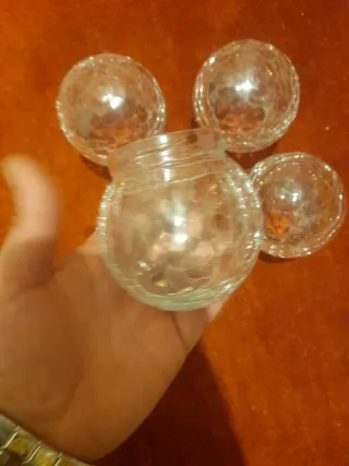 Repuestos lámpara cristal agrietado