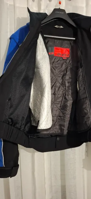 Chaqueta Moto AXO Azul/Negro Talla L